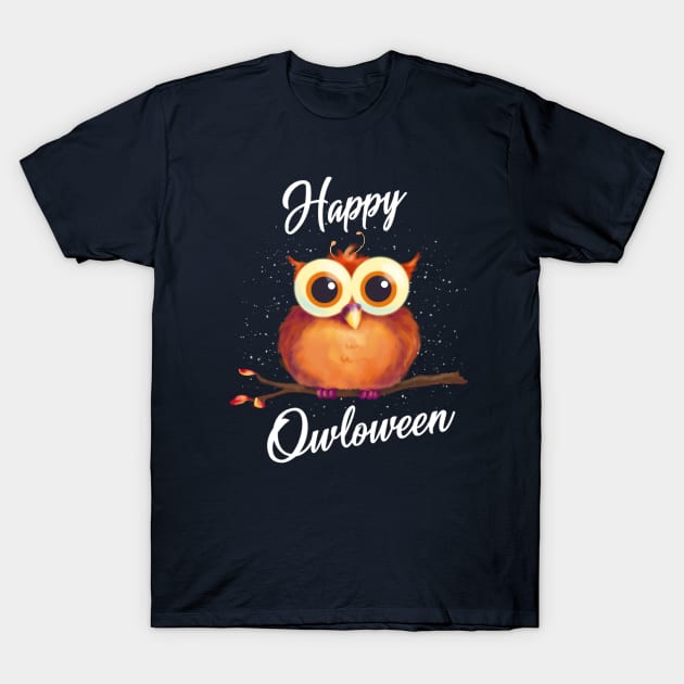 Happy Owl-oween! T-Shirt by Star Sandwich